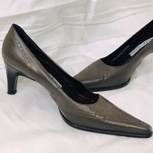 Antonio Eboli Pointed Toe Pumps Heel